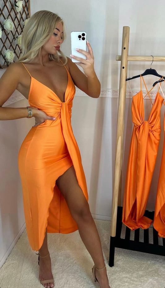 VESTIDO NARANJA